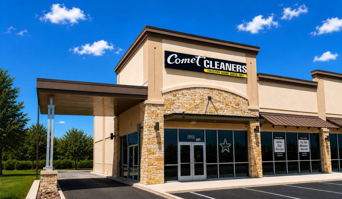 Comet Cleaners drive-thru location – Odessa, Texas